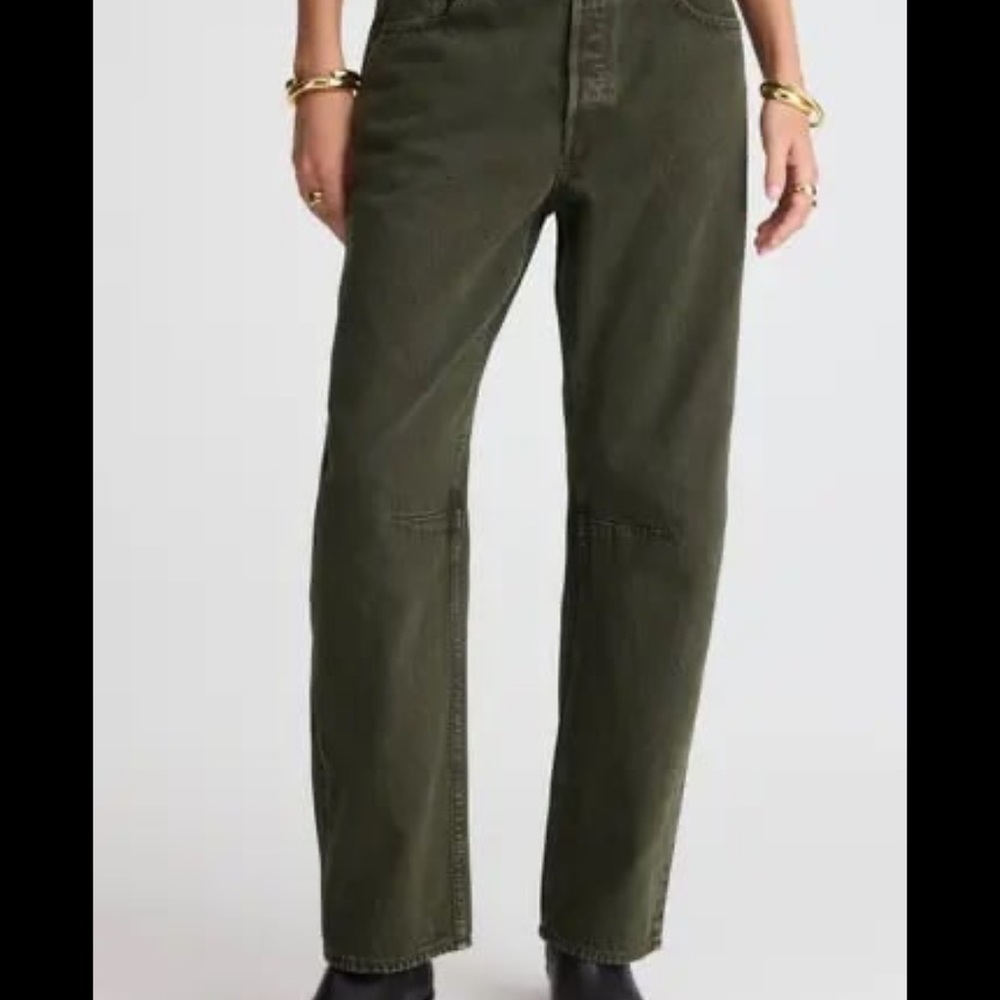 Madewell Olive Green Women Jeans
